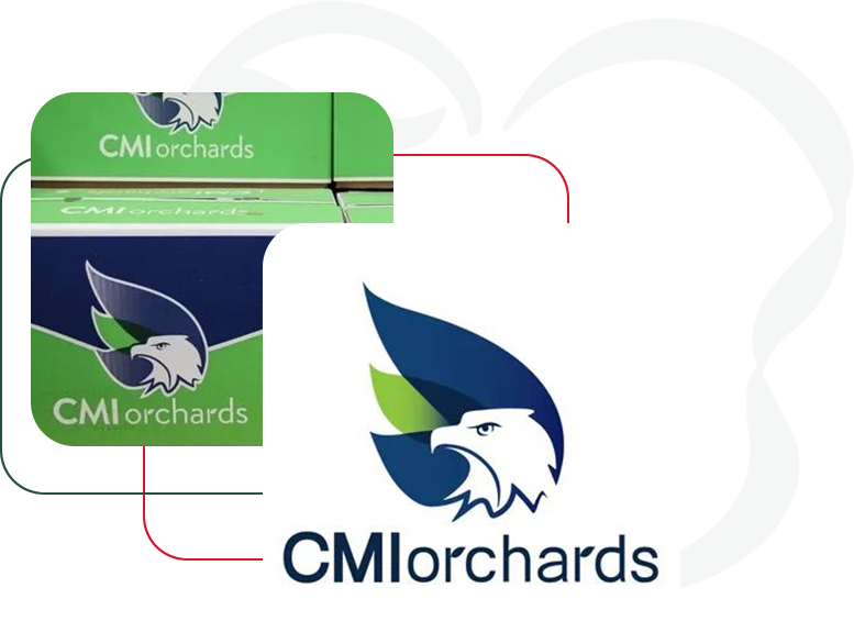 A picture of the logo for cmi orchards.